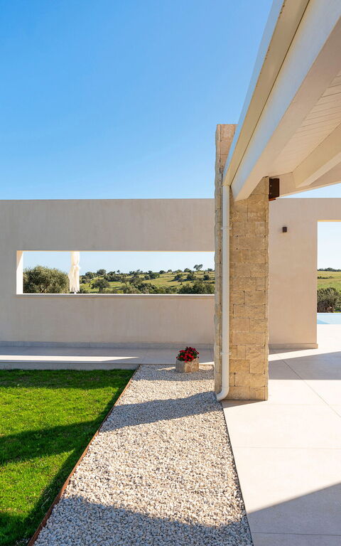 Villa Mora: Trädgård, Utomhus, Visningar