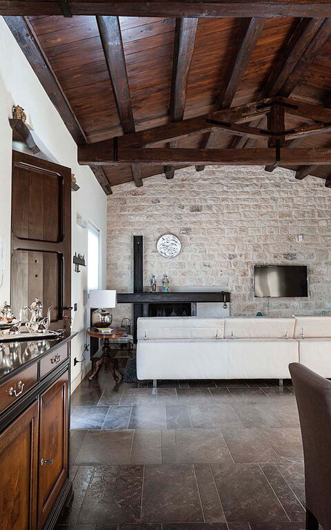 Corte Moscata: Lunchrum, Vardagsrum