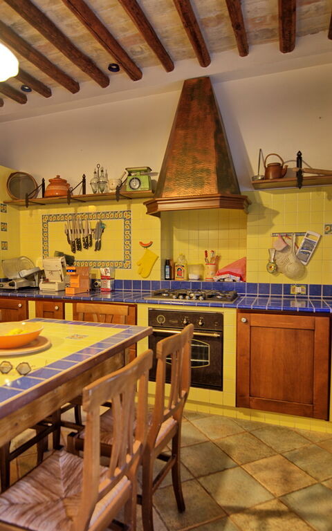 Villa Vittoria: Kök, Lunchrum