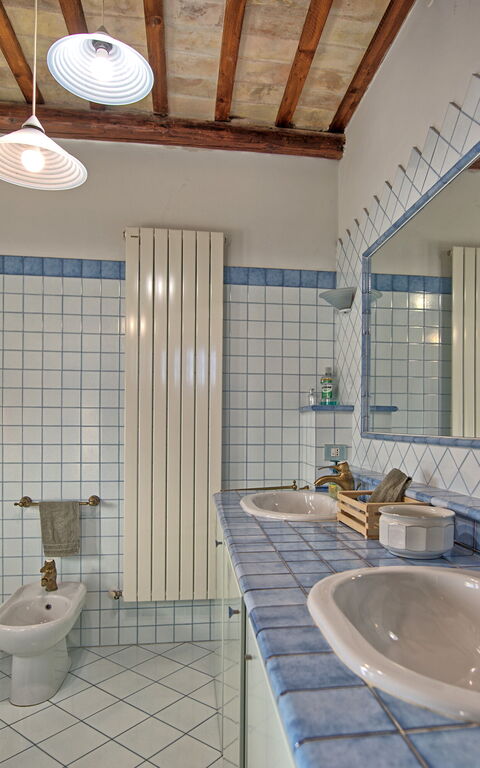 Villa Vittoria: Badrum