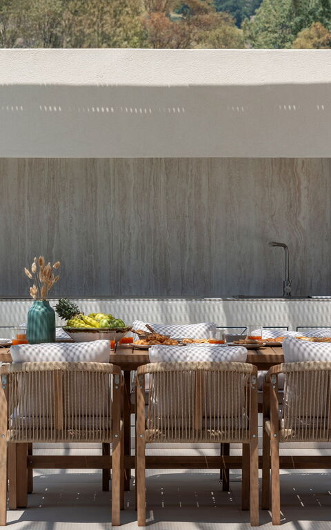 Villa El: Balkong / terrass / uteplats