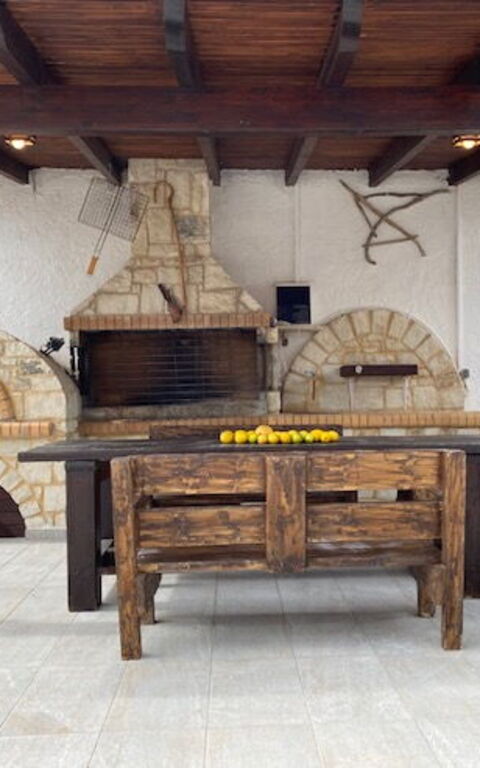 Villa Kostantina: Balkong / terrass / uteplats, Utomhus