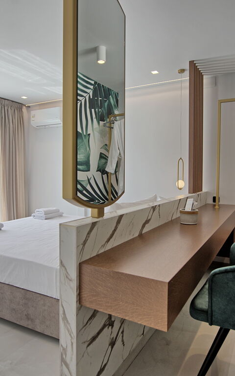 Villa Silentium Evilia: sovrum