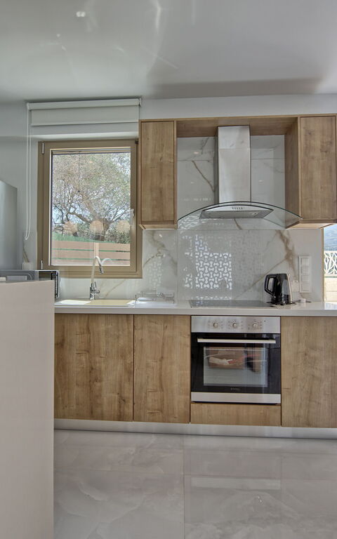 Villa Silentium Ionia: Kök, Lunchrum