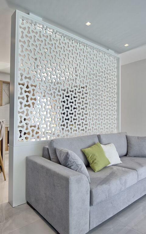 Villa Silentium Ionia: Vardagsrum