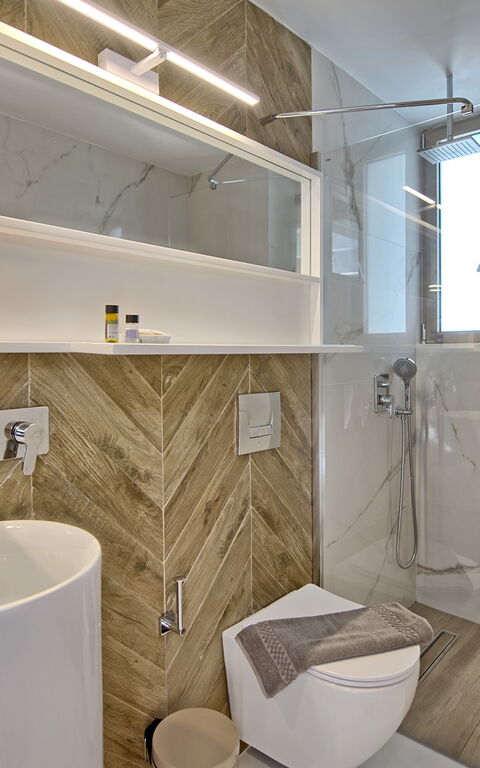 Villa Silentium Ionia: Badrum