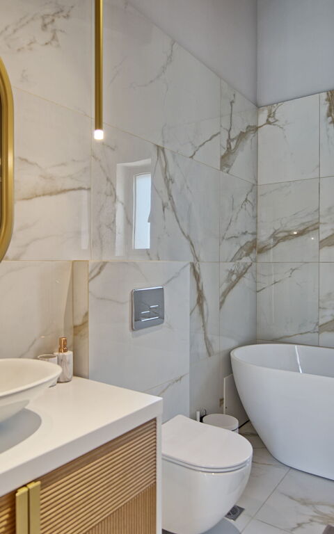 Villa Silentium Ionia: Badrum