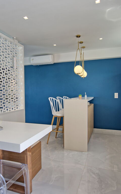 Villa Silentium Ionia: Kök, Lunchrum