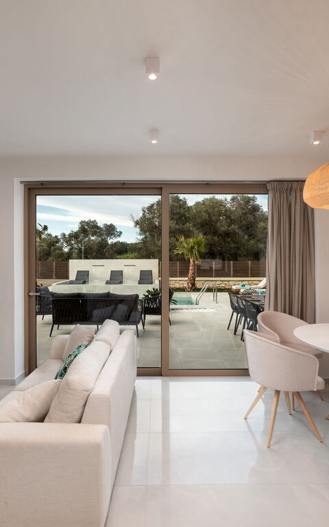 Villa Silentium Olia: Lunchrum, Vardagsrum