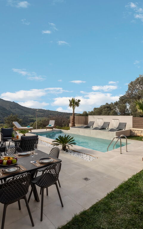 Villa Silentium Olia: Exteriör, slå samman, Trädgård, Utomhus