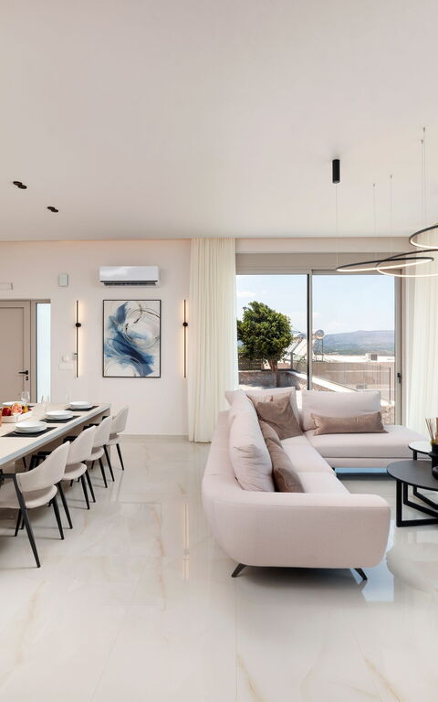 Seaview Lux: Kök, Lunchrum, Vardagsrum