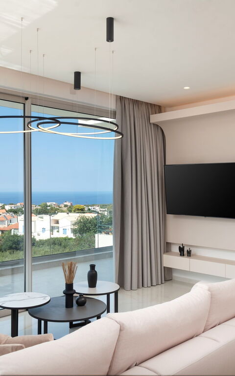 Seaview Lux: Kök, Vardagsrum