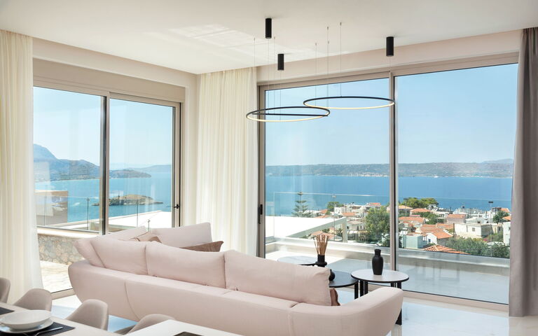 Seaview Lux: Kök, Vardagsrum