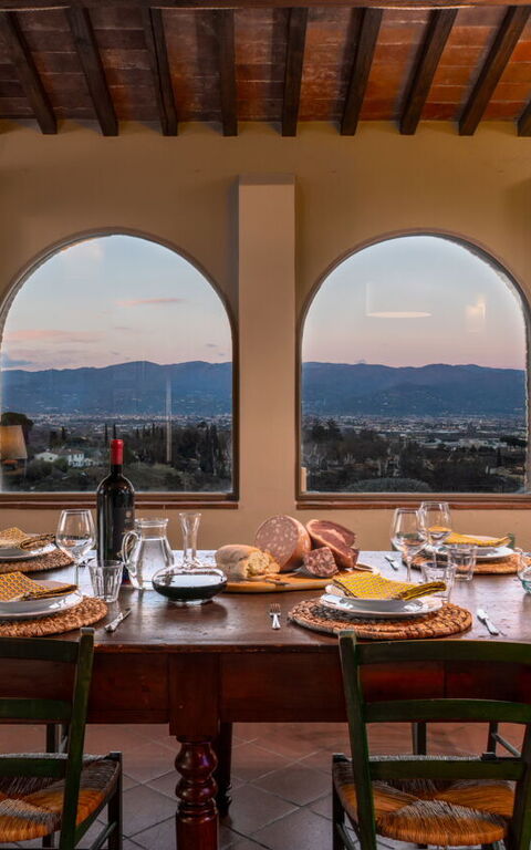 Villa Bellostare: Lunchrum, Mat