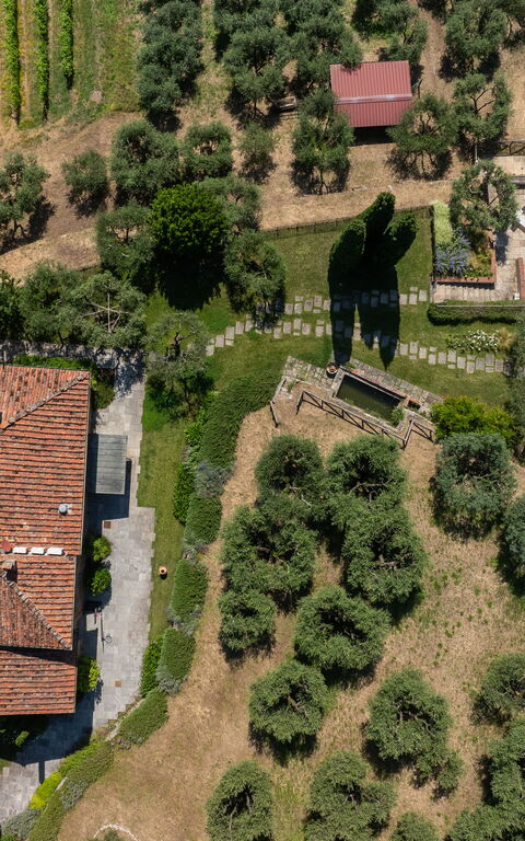 Villa Bellostare: slå samman, Utomhus, Visningar