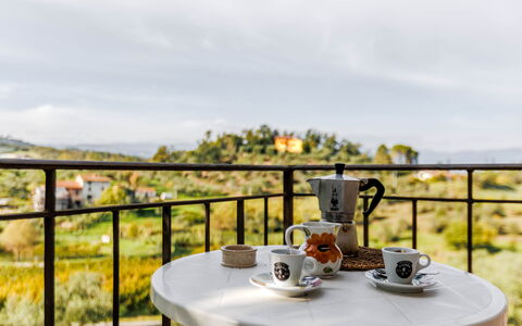 Semesterboende Rossello: Balkong / terrass / uteplats