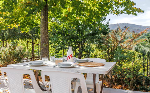 Semesterboende Rossello: Balkong / terrass / uteplats, Rumsinformation