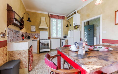 Semesterboende Rossello: Kök, Lunchrum