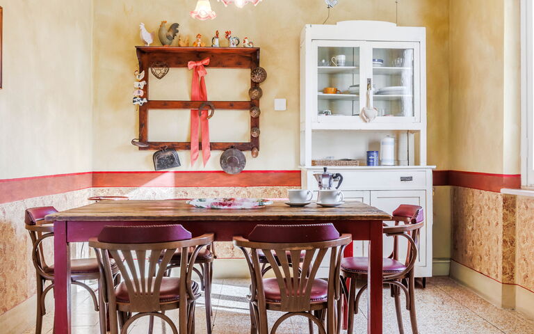 Semesterboende Rossello: Kök, Lunchrum