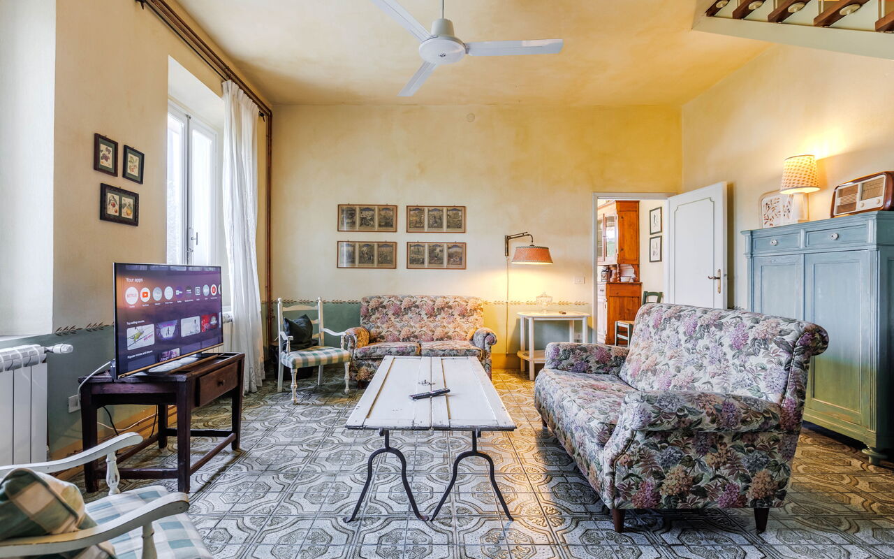 Semesterboende Verderame: Vardagsrum