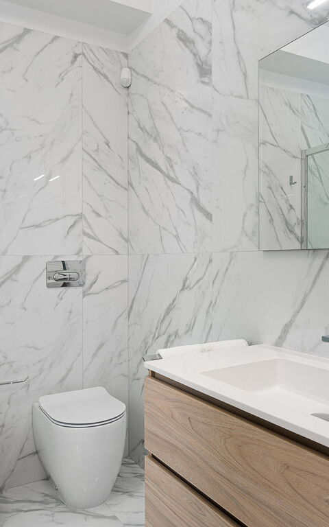 Villa Hermes: Badrum