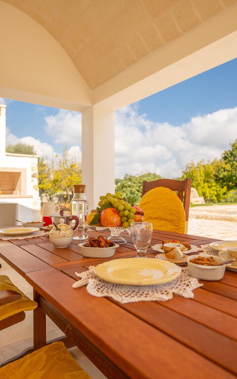 Trullo Adea: Balkong / terrass / uteplats, Exteriör, Utomhus