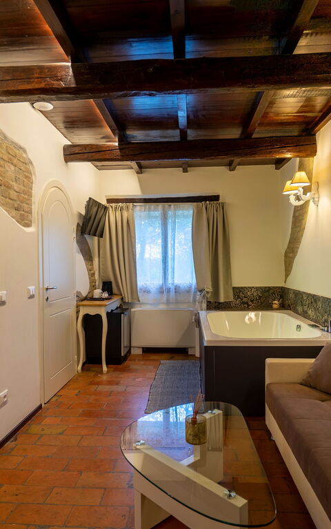 Villa Ca Viola: sovrum, Vardagsrum