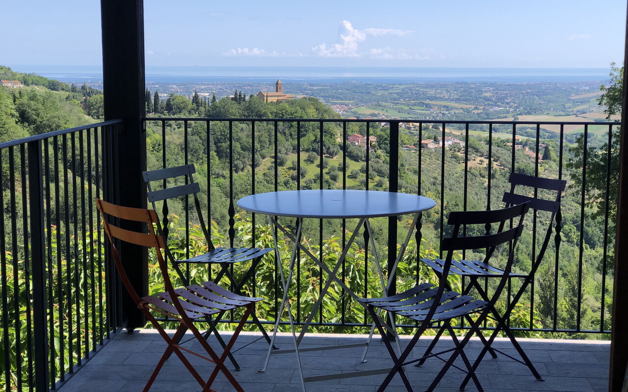 La Nocciola: Balkong / terrass / uteplats