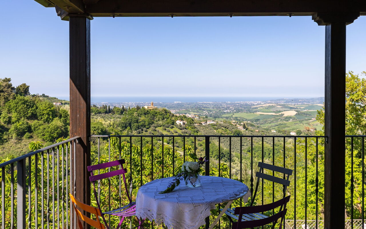 La Nocciola: Balkong / terrass / uteplats, Utomhus, Visningar