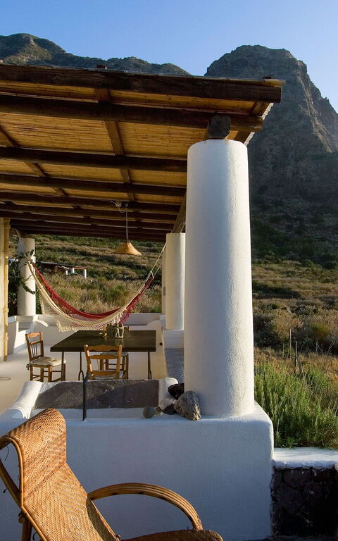 L'ulivo Di Pollara: Balkong / terrass / uteplats, Exteriör, Huvudentré, Utomhus