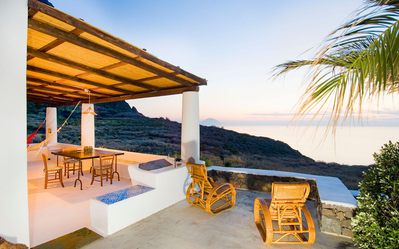 L'ulivo Di Pollara: Balkong / terrass / uteplats, Exteriör, Utomhus, Visningar