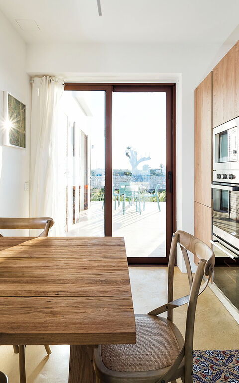 Villa San Lorenzo Ulivo: Kök, Vardagsrum