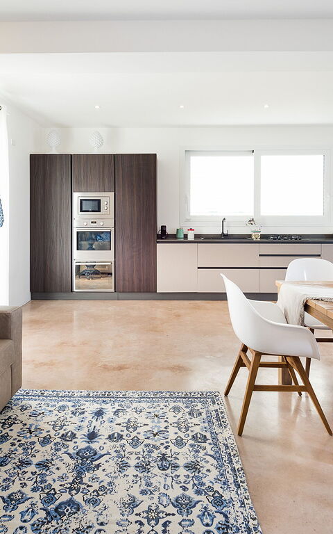 Villa San Lorenzo Fico D'india: Kök, Vardagsrum