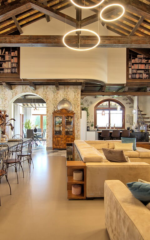 Villa Tagliaferri: Lunchrum, Vardagsrum