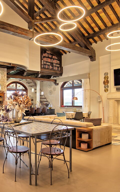 Villa Tagliaferri: Lunchrum, Vardagsrum