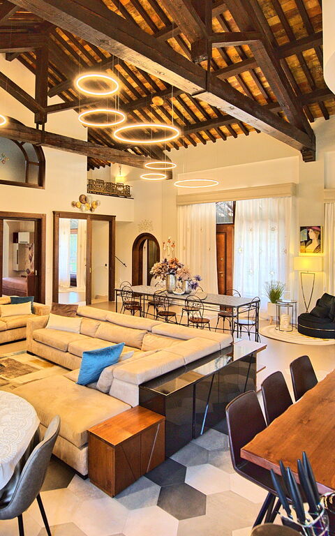 Villa Tagliaferri: Vardagsrum