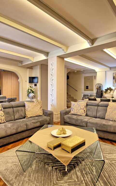 Villa Tagliaferri: Vardagsrum