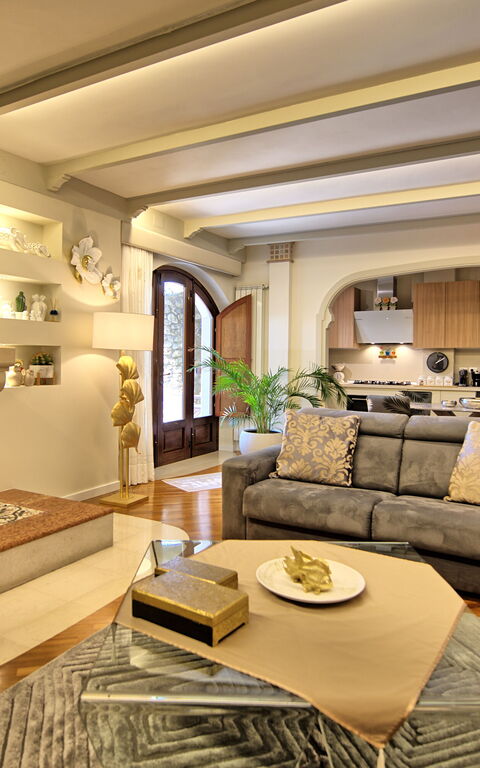 Villa Tagliaferri: Vardagsrum