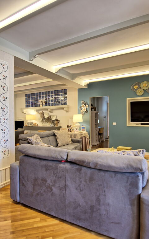 Villa Tagliaferri: Vardagsrum