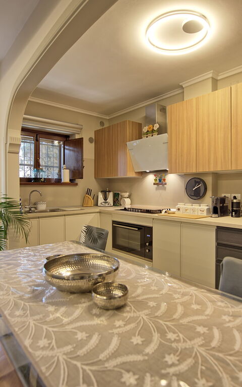 Villa Tagliaferri: Kök, Lunchrum