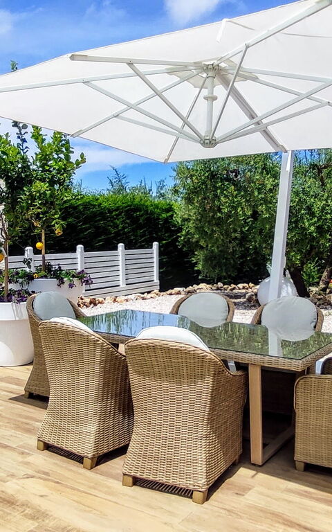 Villa Tagliaferri: slå samman, Trädgård