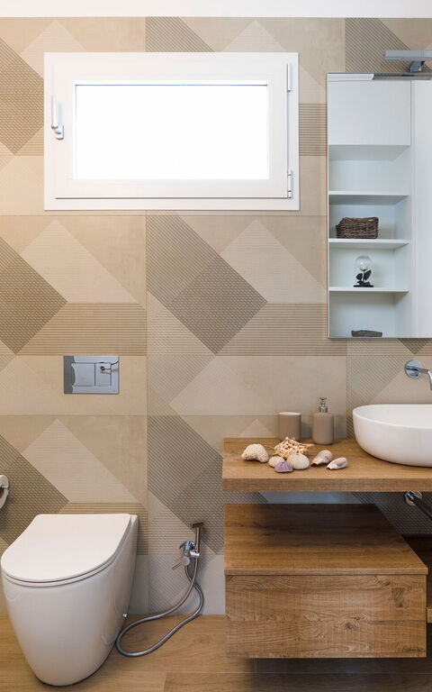 Villa Azulea: Badrum