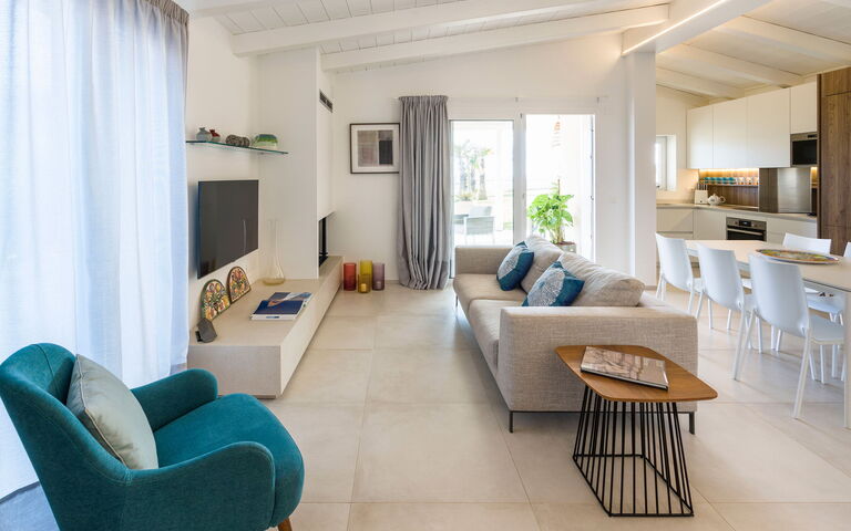 Villa Azulea: Kök, Vardagsrum