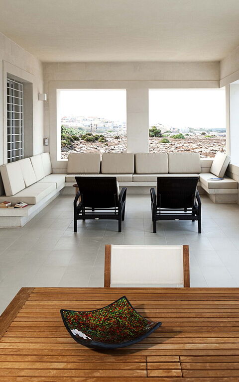 Villa Capo Passero: Balkong / terrass / uteplats