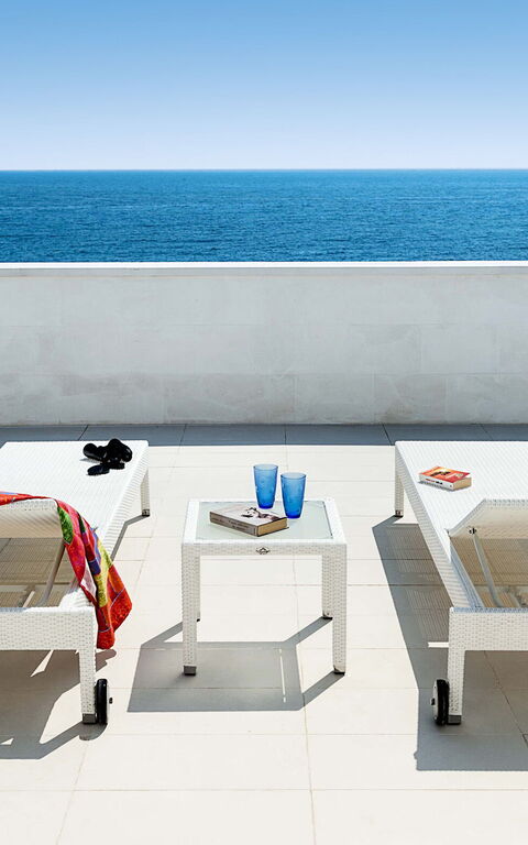 Villa Capo Passero: Balkong / terrass / uteplats, Exteriör, Utomhus, Visningar