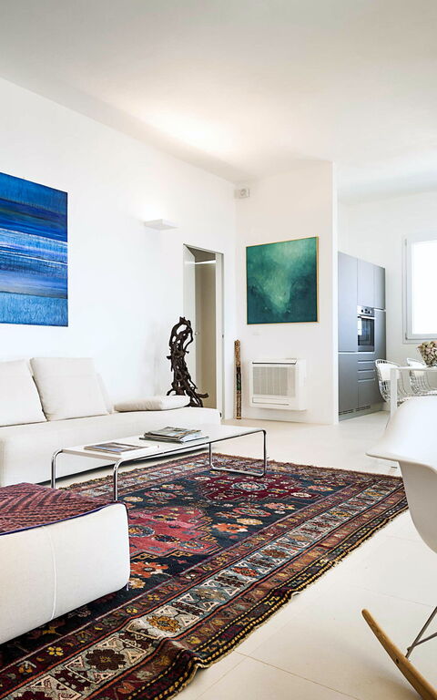 Villa Capo Passero: Vardagsrum