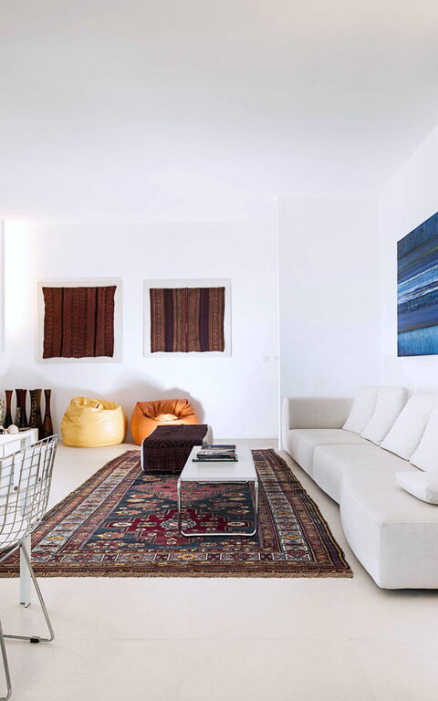 Villa Capo Passero: Vardagsrum