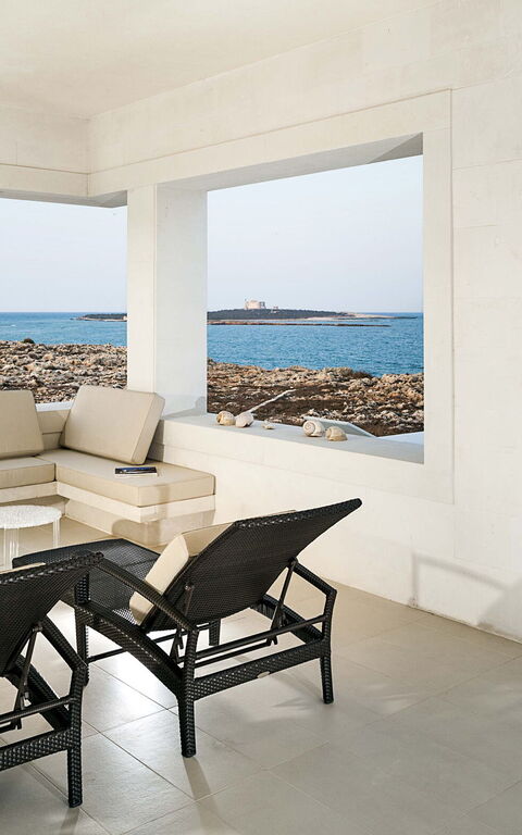 Villa Capo Passero: Balkong / terrass / uteplats