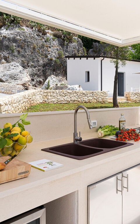 Villa Anna Plemmirio: Balkong / terrass / uteplats, Exteriör, Utomhus