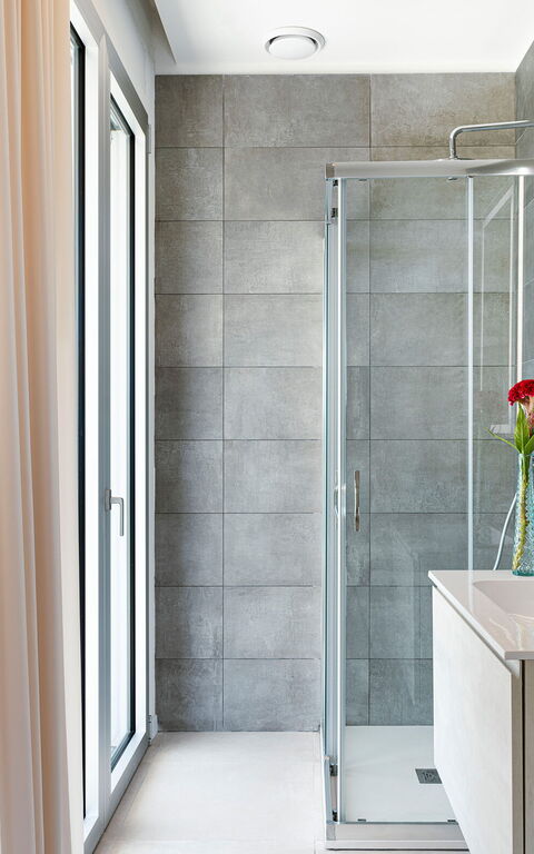 Villa Anna Plemmirio: Badrum